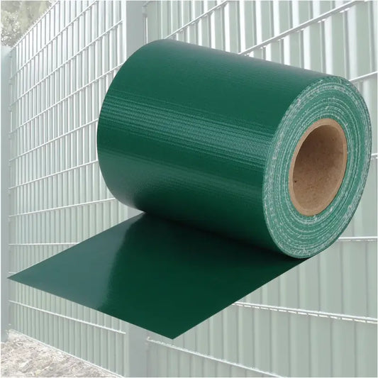 BukkitBow - Dubbelzijdig Privacyscherm- Rol met PC Folie voor Privay - UV-en Weersbestendig - 450g/m² - 35m x 19cm - Inclusief Bevestigings Clips