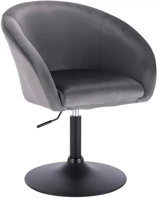 BukkitBow - Luxe Barkruk / Relaxstoel - Kunstleer, Linnen of Fluweel en Verchroomd Staal - Verstelbaar en Ergonomisch - Zithoogte: 44-57CM