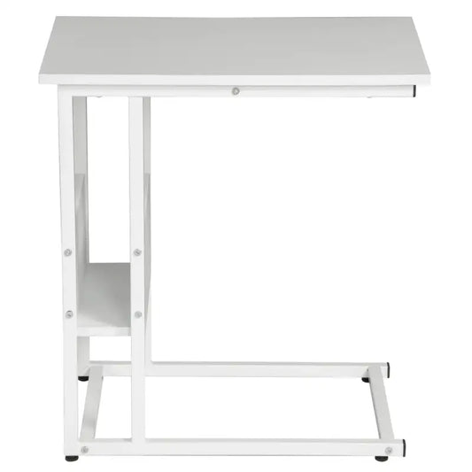 BukkitBow - Luxe Bijzettafel / Koffietafel - met Opslagruimte - Metalen Frame - Geschikt voor Laptop - 60CM Hoog