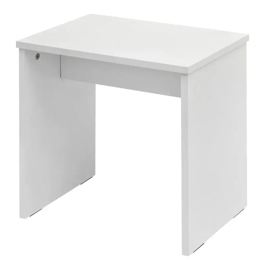 BukkitBow - Multifunctionele Kaptafel met Kruk - Hout en Dichtheidsborden - Ruime Opslag - 100x45x76cm