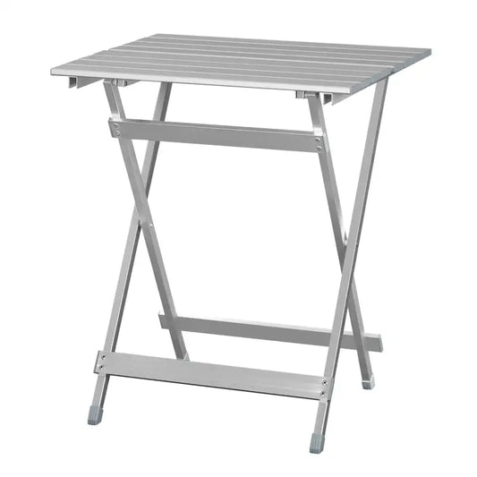 BukkitBow - Opvouwbare Campingtafel - van Stevig Aluminium - Lichtgewicht en Corrosiebestendig - Max 25 kg Belasting - 50.5x46.5x60cm