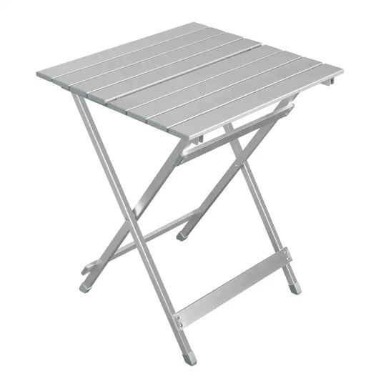 BukkitBow - Opvouwbare Campingtafel - van Stevig Aluminium - Lichtgewicht en Corrosiebestendig - Max 25 kg Belasting - 50.5x46.5x60cm