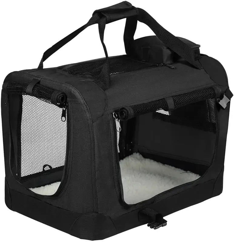 BukkitBow - Opvouwbare Huisdieren Draagtas - Sterk Oxford Stof - Beschikbaar in Diverse Maten - Draagtas met Ventilatie voor Honden en Katten