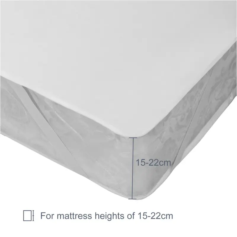 BukkitBow - Waterdichte Matrashoes - Badstof Oppervlak - Ademend Stof Ideaal voor Allergieën - Geschikt voor Matrassen van 15-25 cm dik - Wasbaar