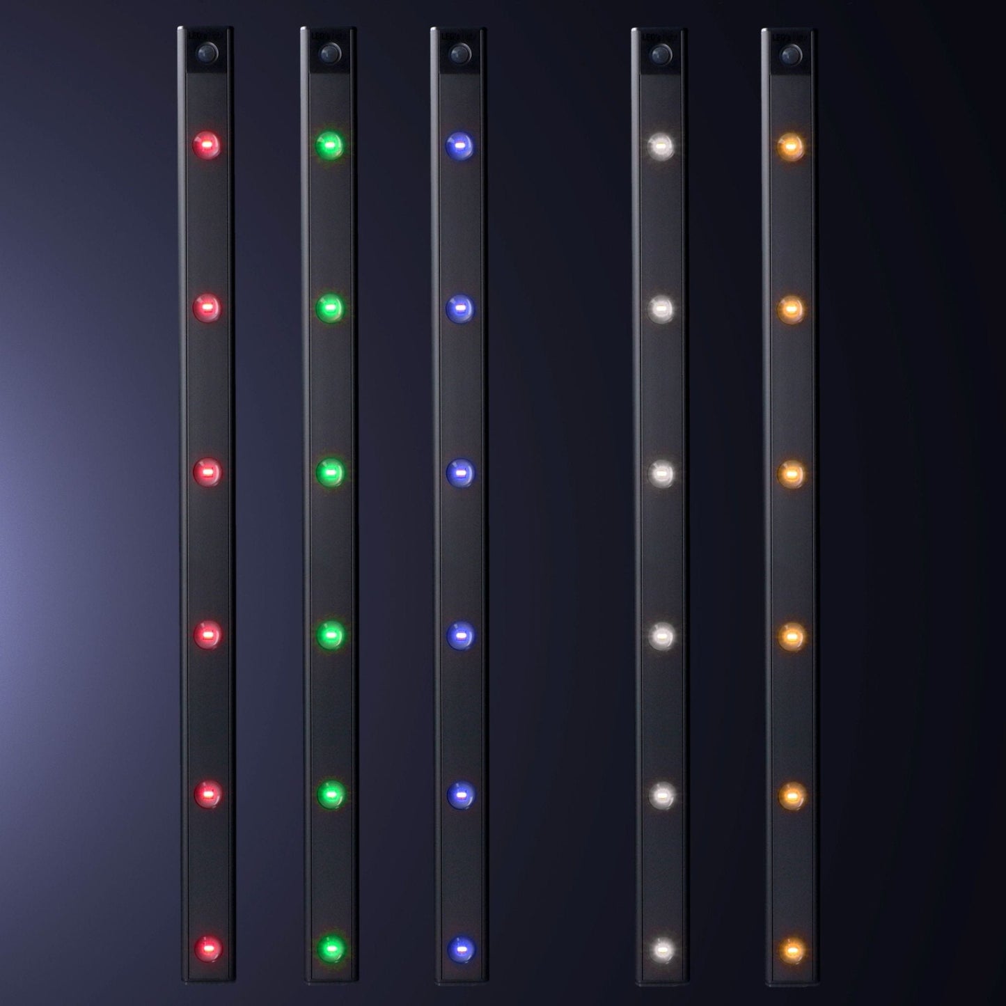 LED's Light EasyFix Kastverlichting met Bewegingssensor - RGB functie - 6 lichtpunten - Draadloos en oplaadbaar - 68,5 cm