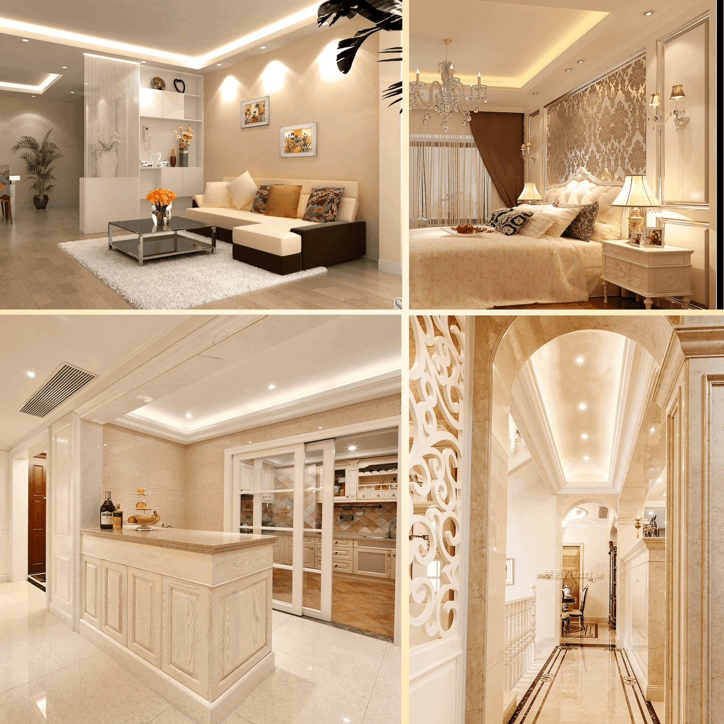 GU10 spot warmwit dimbaar - 10 stuks PAR16 bajonetsluiting | LED 6W ~ 510Lm = 42W halogeenlicht 120° - 2700K 230V