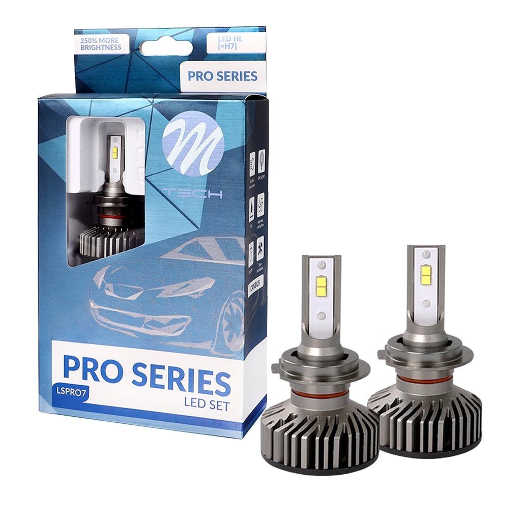 H7 koplamp set - CAN-BUS - daglichtwit 6500K - 40 Watt & 5200 Lm/stuk | 12VDC - actieve koeling