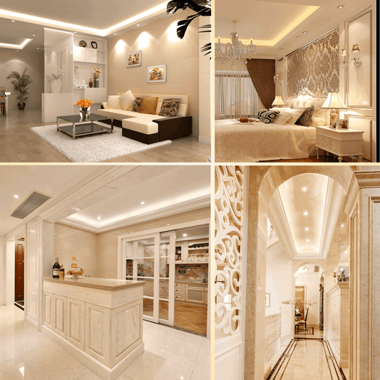 GU10 spot daglichtwit dimbaar - 10 stuks PAR16 bajonetsluiting | LED 6W ~ 510Lm = 42W halogeenlicht 120° - 6500K 230V