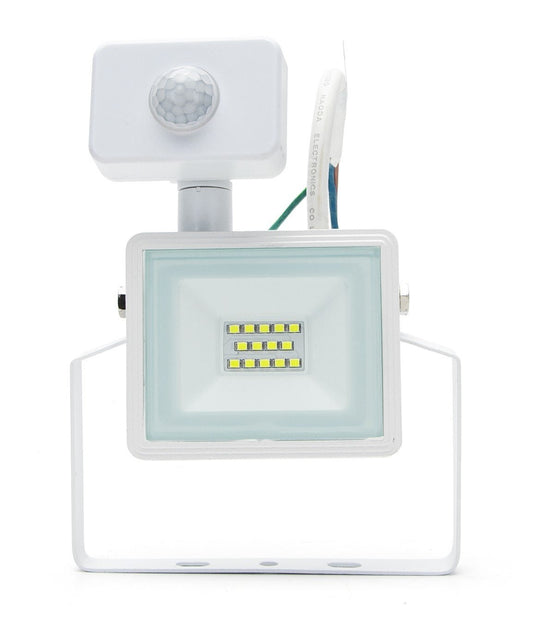 LED buitenlamp wit | 10W=100W LED schijnwerper | IR sensor | daglichtwit 6400K | waterdicht IP65