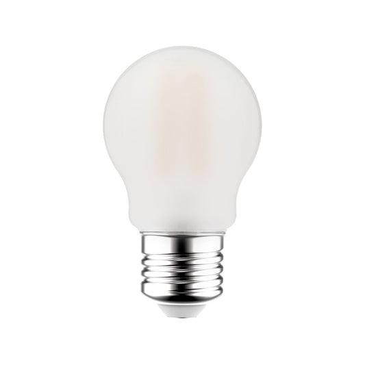 LED Lamp E27 - Melkglas - Warm wit licht - 470 lm