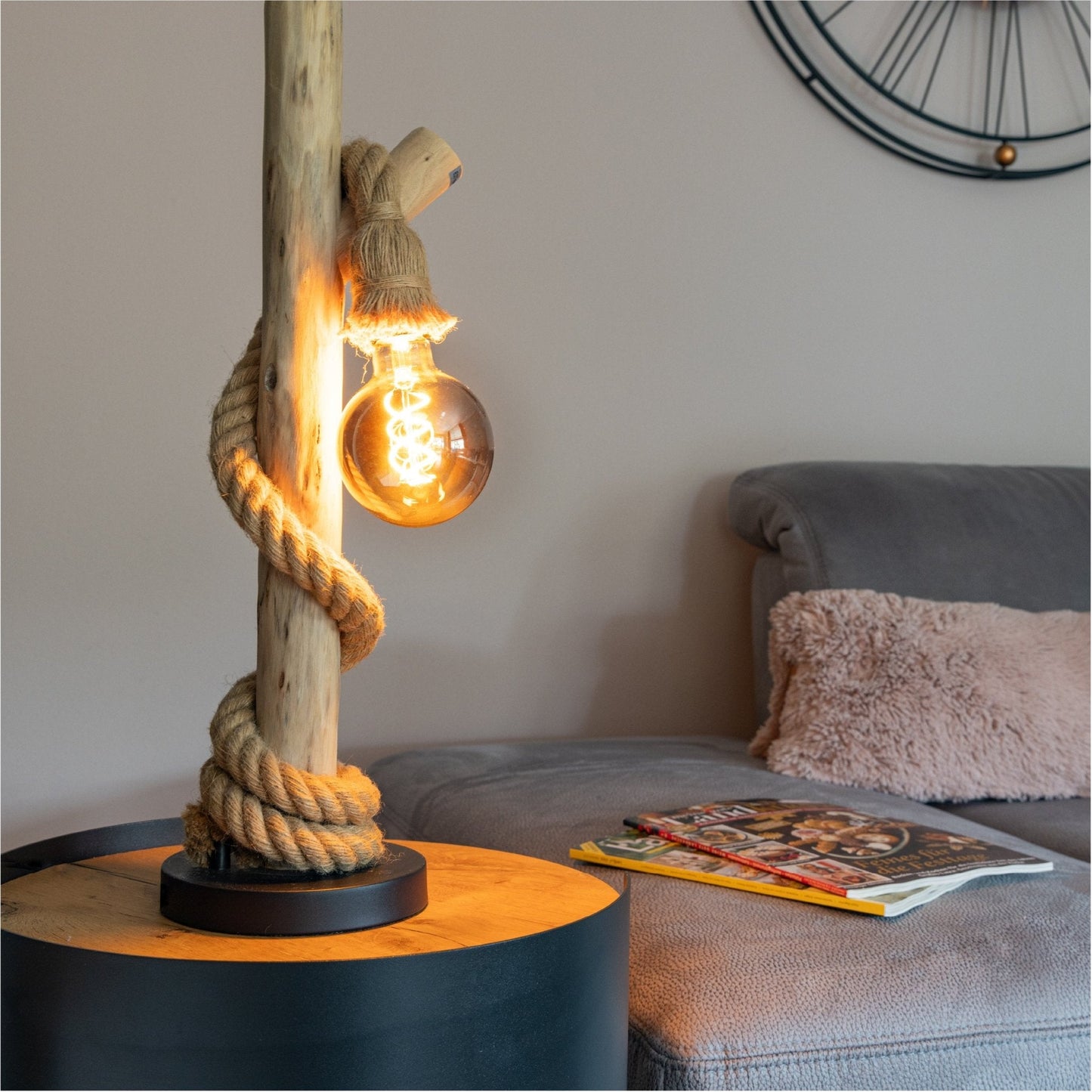 LED Lamp Smokey E27 - Edison Vintage - Dimbaar licht - Bol G95