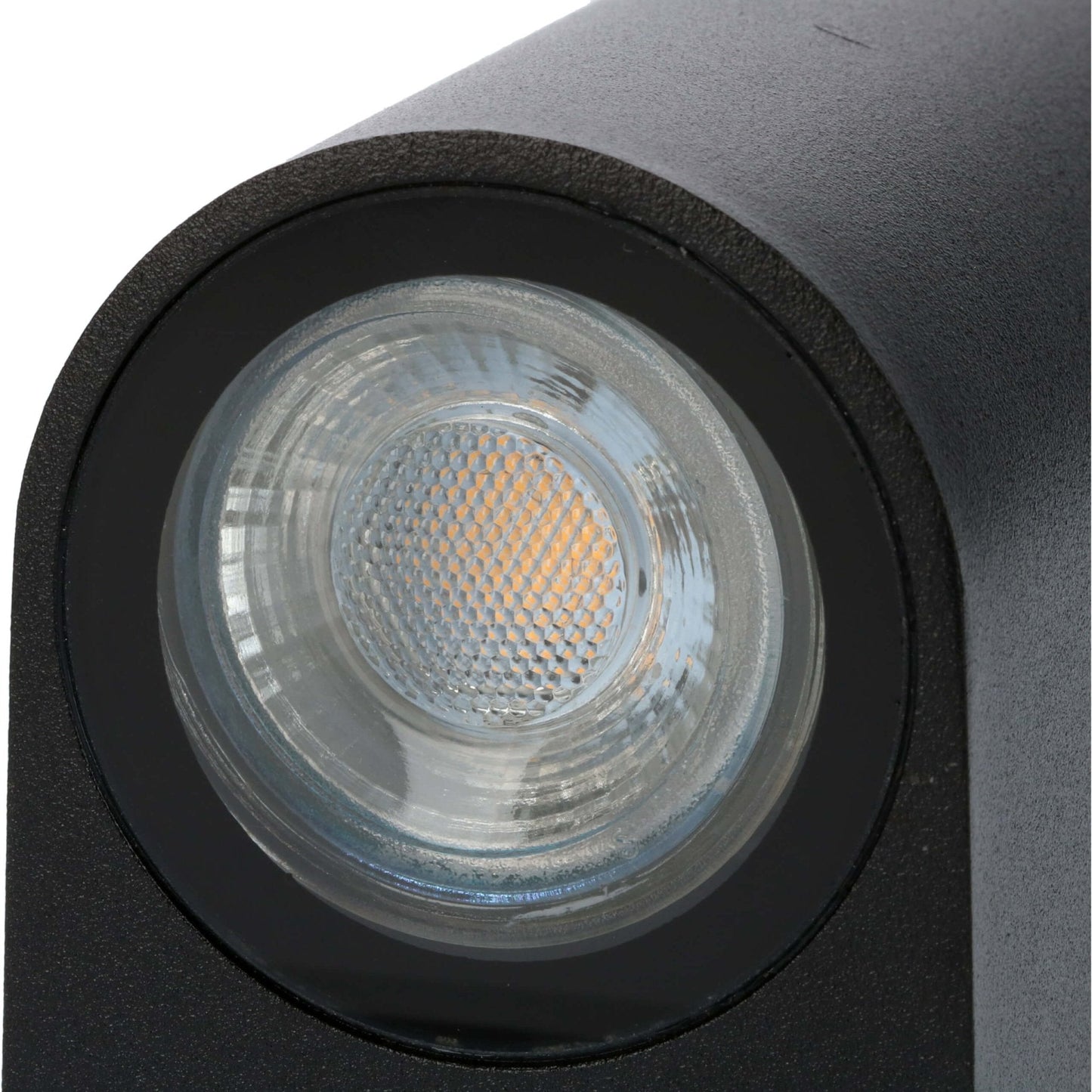 LED's Light LED Wandlamp buiten - Cilinder met 2 x GU10 fitting - Model Sapri - IP44 - Zwart