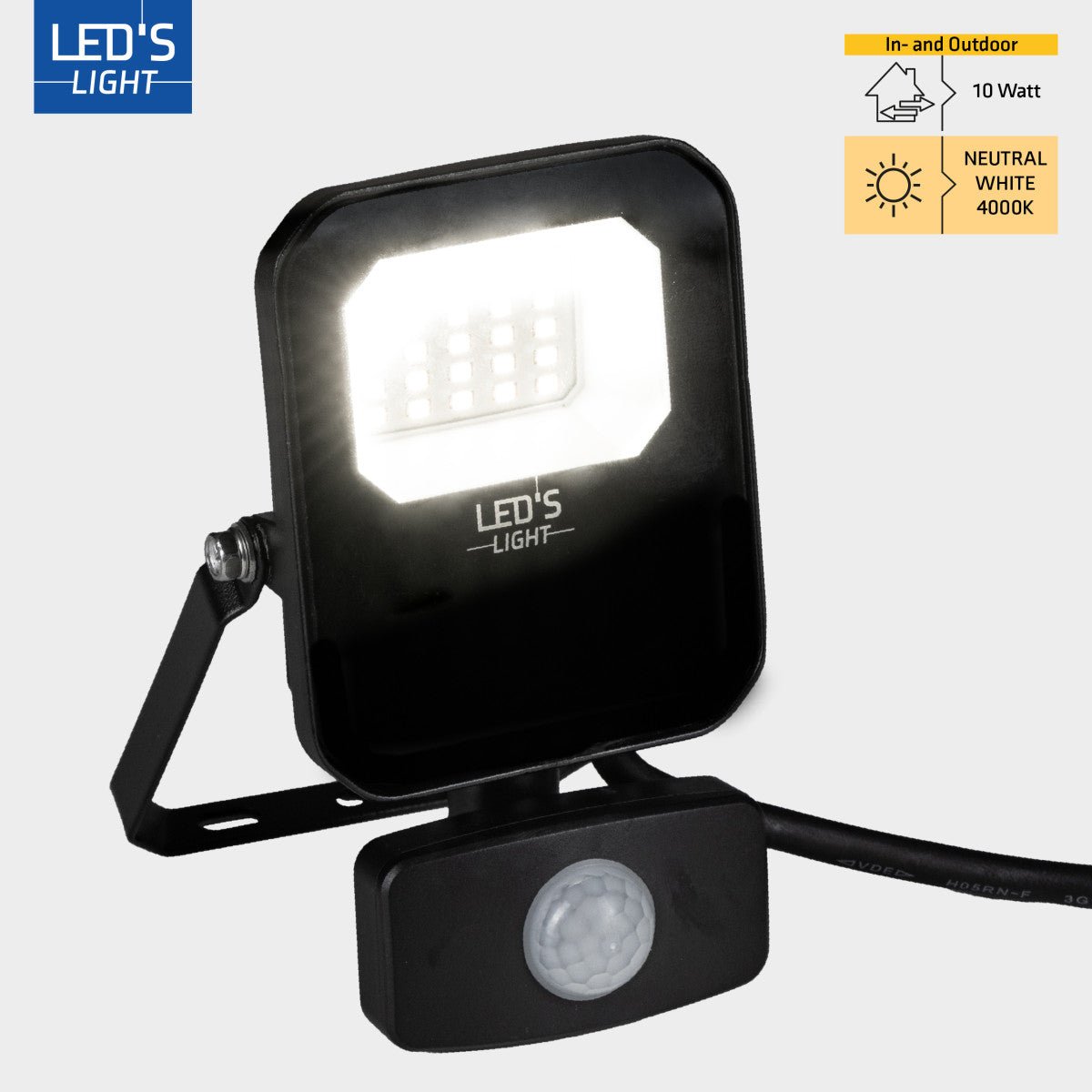 LED's Light Buitenlamp met bewegingssensor 1400 - binnen en buiten - 10W