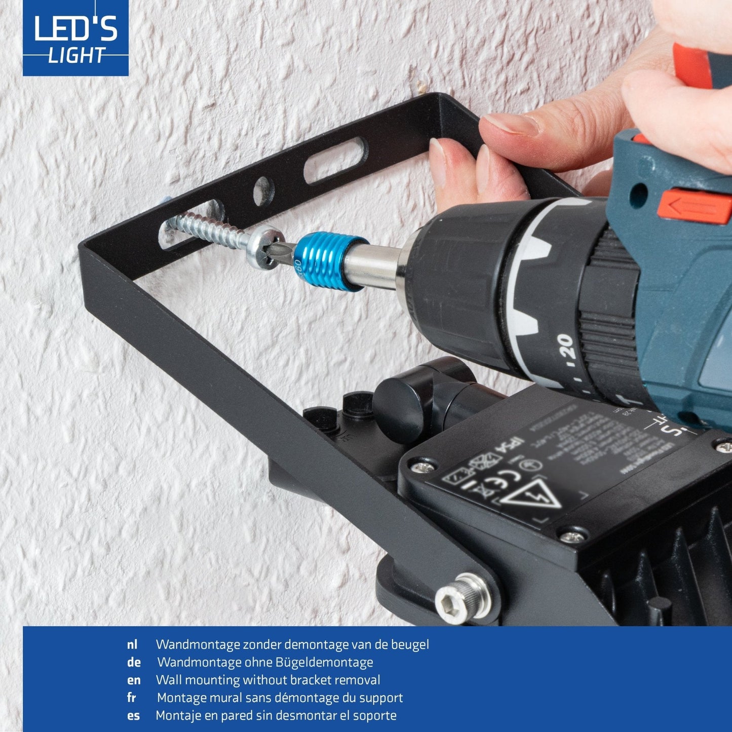 LED's Light Buitenlamp met bewegingssensor 7000 - binnen en buiten - 50W