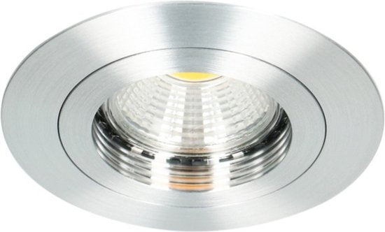 LED's Light PRO downlight inbouwspot Ø 68mm - Kantelbaar - Spatwaterdicht - Dim to Warm - Zilver