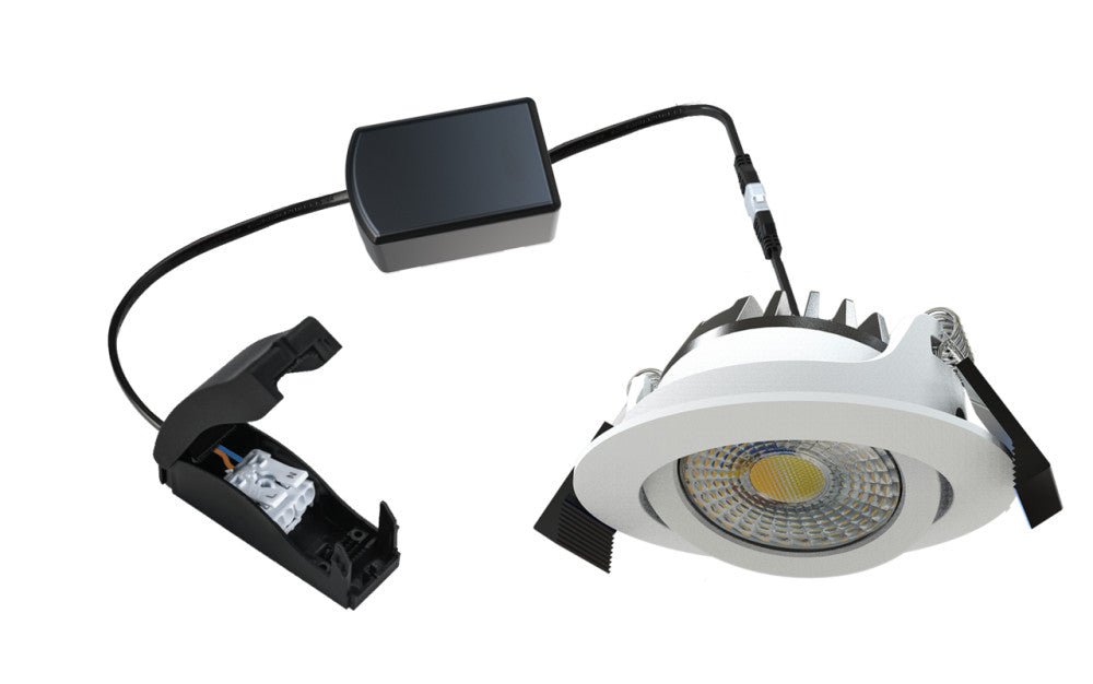 LED's Light Pro Inbouwspot Spot Downlight Dim to Warm 5W 350lm 2700K - 1800K Wit Incl Driver IP54