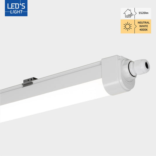 LED's Light TL armatuur met Strip - Koppelbaar - 46W 150cm 5520lm 4000K