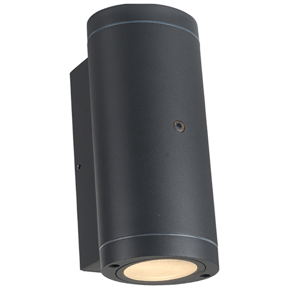 LED's Light Up & Down LED Buitenlamp met sensor - IP44 waterdicht - GU10 fitting - Model Venezia - Antraciet