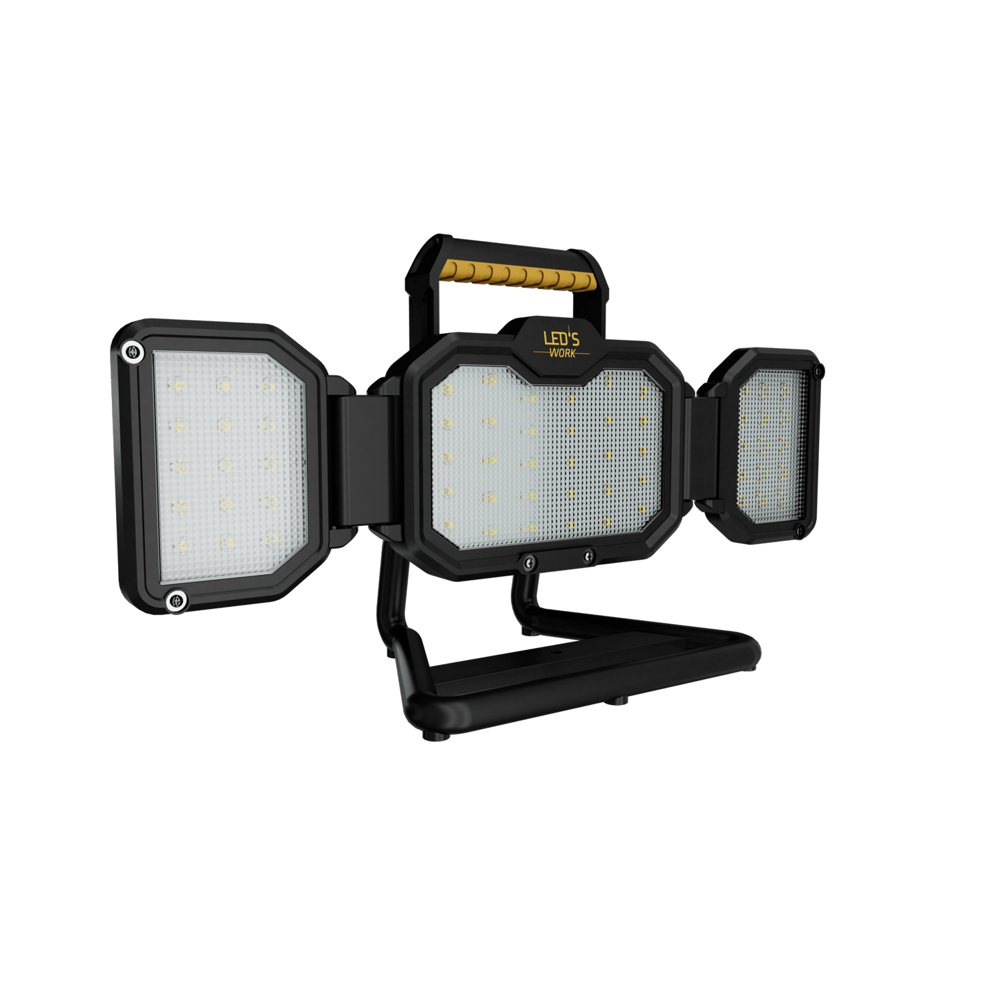 LED's Work LED Bouwlamp Werklamp Oplaadbaar 4000lm 30W Opvouwbaar & Compact