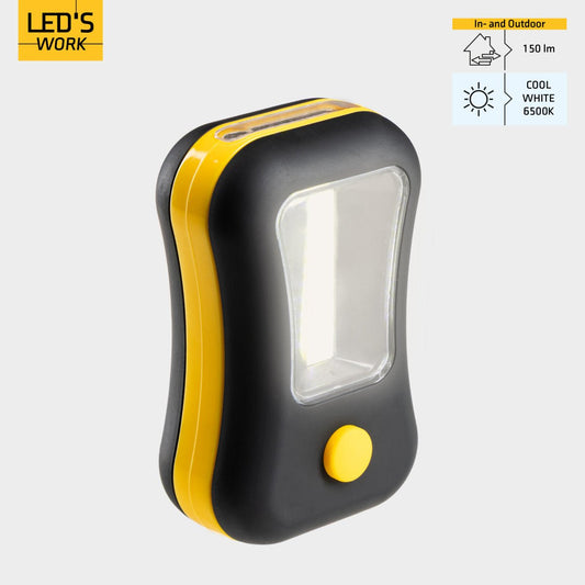LED's Work MINI Werklamp op batterijen - Draadloos - Werkt op 3 AAA batterijen