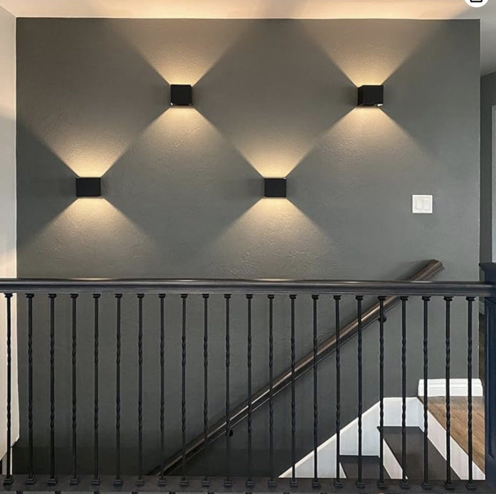 Lumo Cube Zwart - Wandarmatuur zonder lichtbron - Excl 1xG9 - IP65
