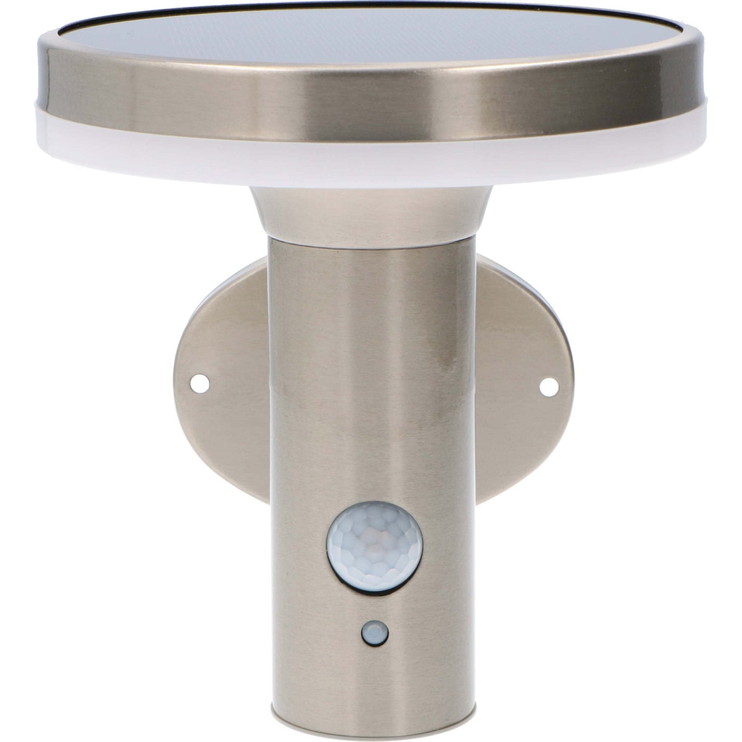 RVS Solar LED Buitenlamp met bewegingssensor - Draadloos - 3 standen - Zilver