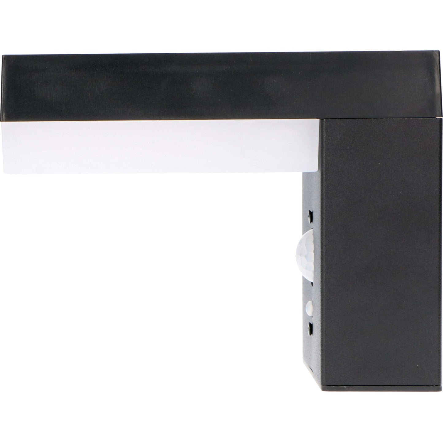 LED's Light RVS Solar LED Muurlamp met Bewegingssensor - Draadloos - Vierkant - 3 standen - Zwart