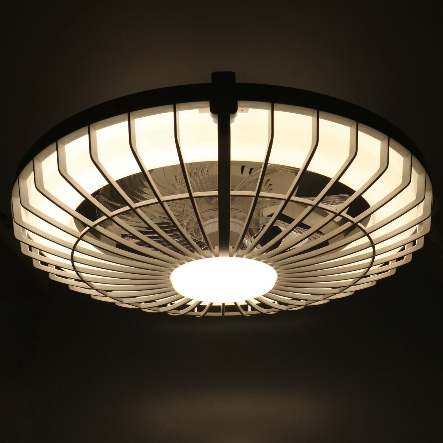 LED's Light Plafondlamp met LED verlichting en ventilator - Dimbaar en instelbare kleurtemperatuur – Incl. afstandsbediening