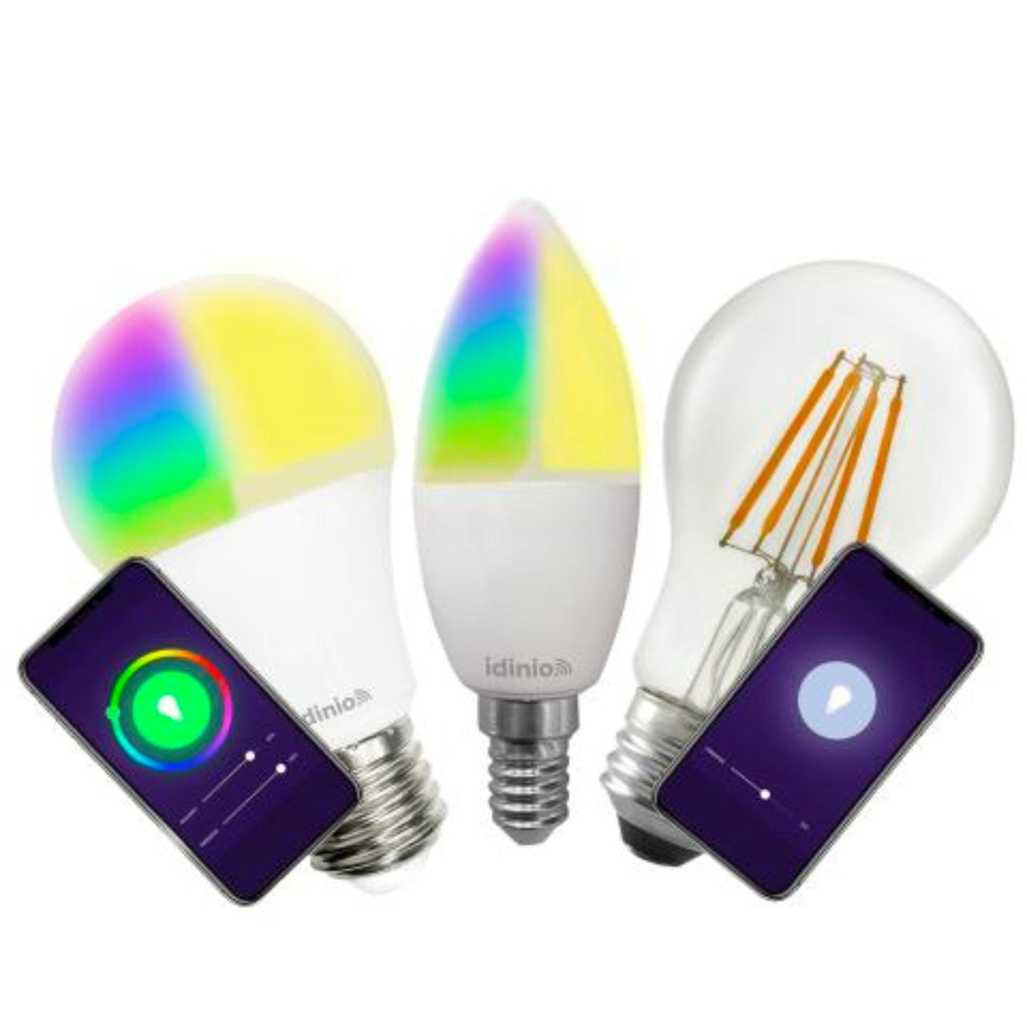 Smart LED Lamp E27 helder - Dimbaar warm wit licht - Bedienbaar met App