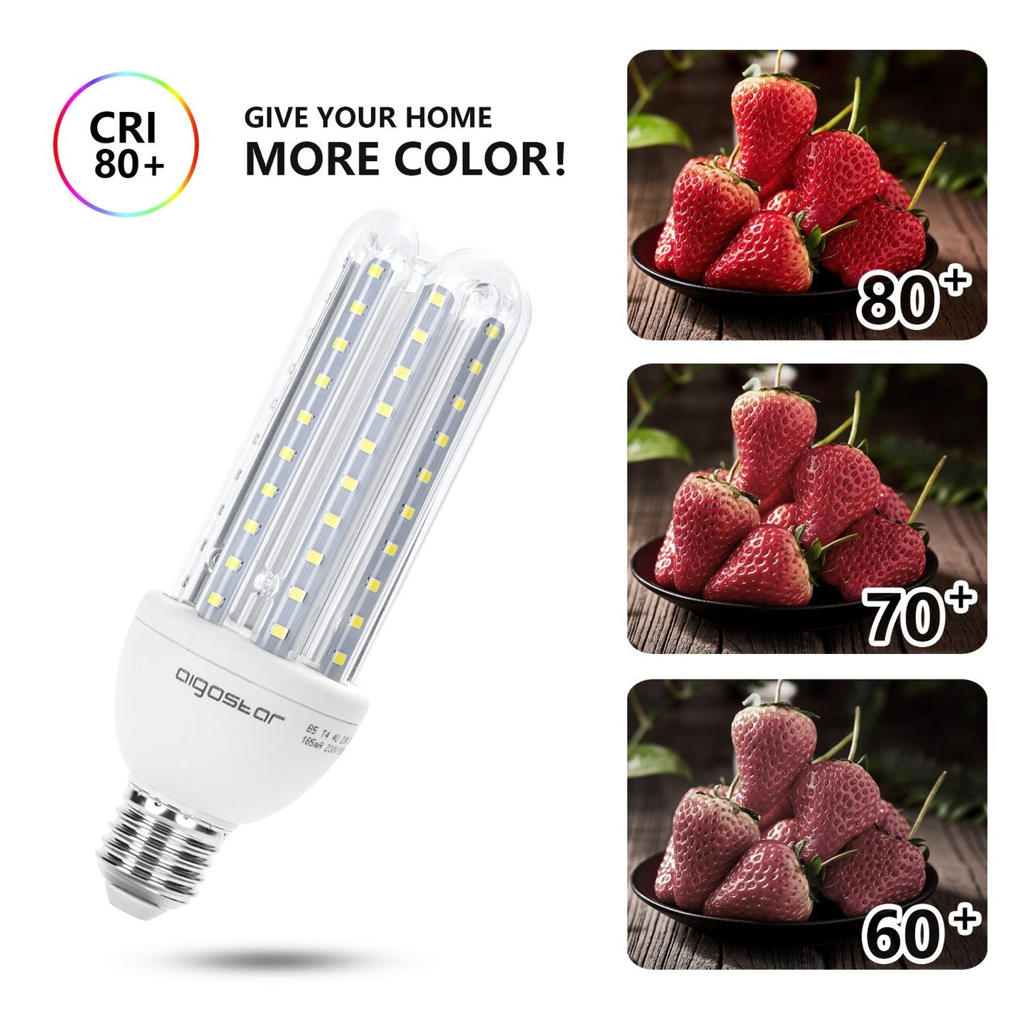 Spaarlamp E27 daglichtwit 6500K | LED 23W=200W gloeilamp | 2030 Lumen - 230V