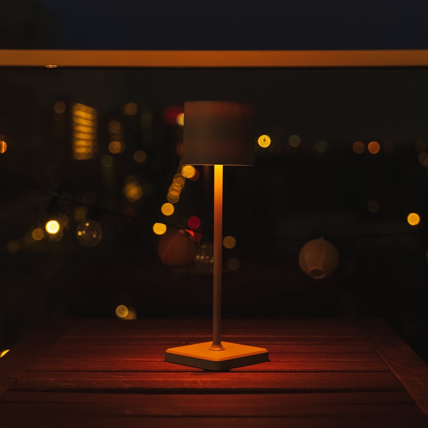 LED's Light Oplaadbare LED Tafellamp - Dimbaar via aanraking - Binnen en buiten - Grijs