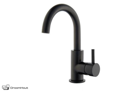 Wastafelmengkraan mat zwart