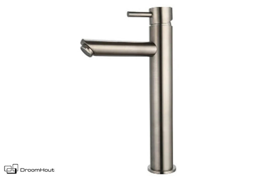 Wastafelmengkraan hoog gun metal