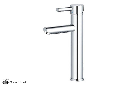 Wastafelmengkraan hoog chroom