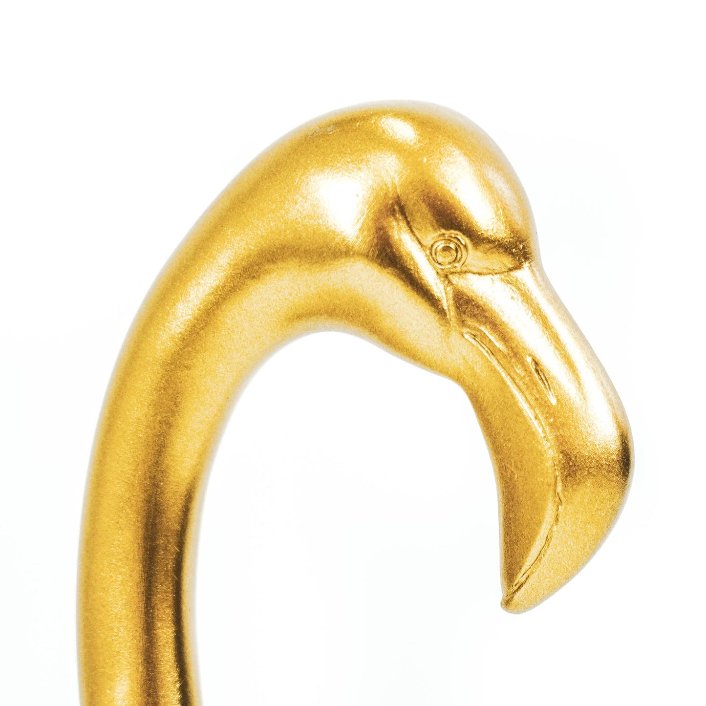 Ornament - Flamingo - Polyresin - Goud - 16,5x10x39cm