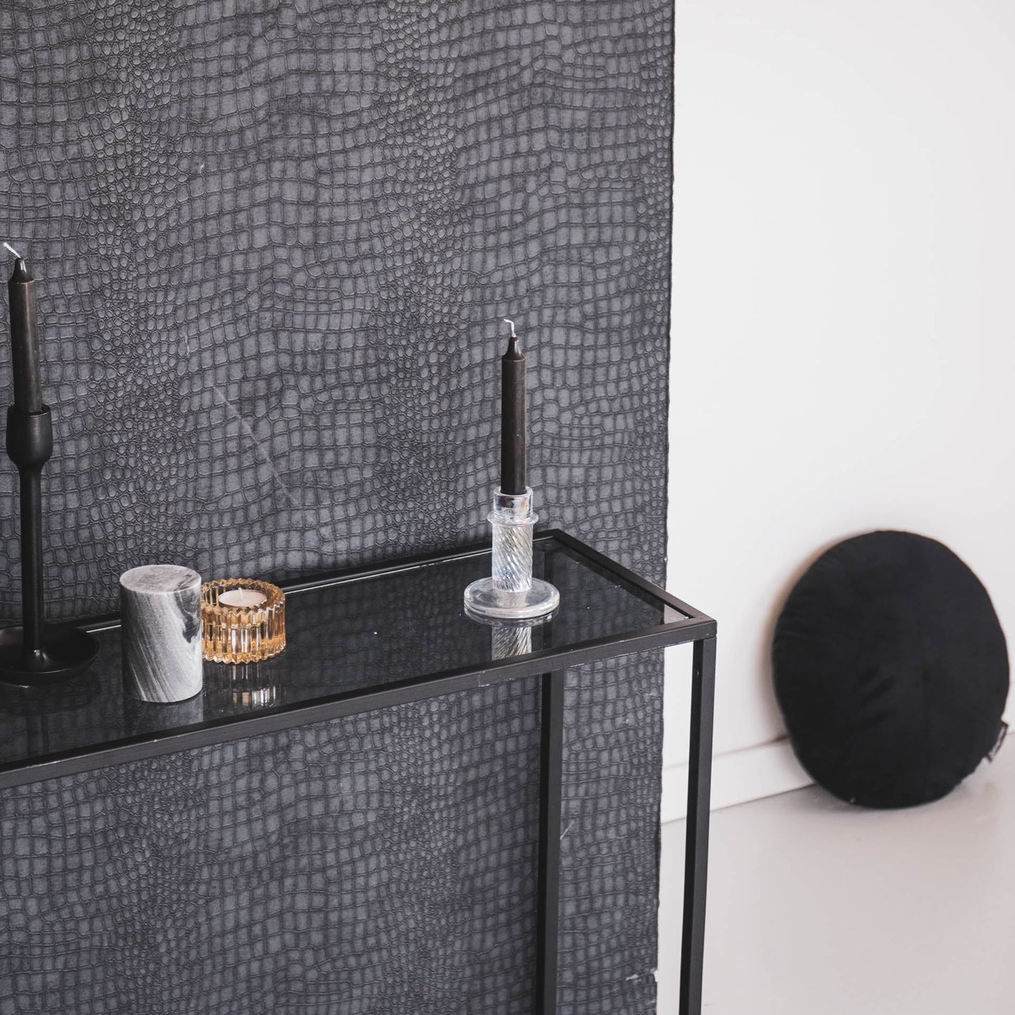 Kaarshouder- Kandelaar - Glas - Regenboog - 8x10 cm