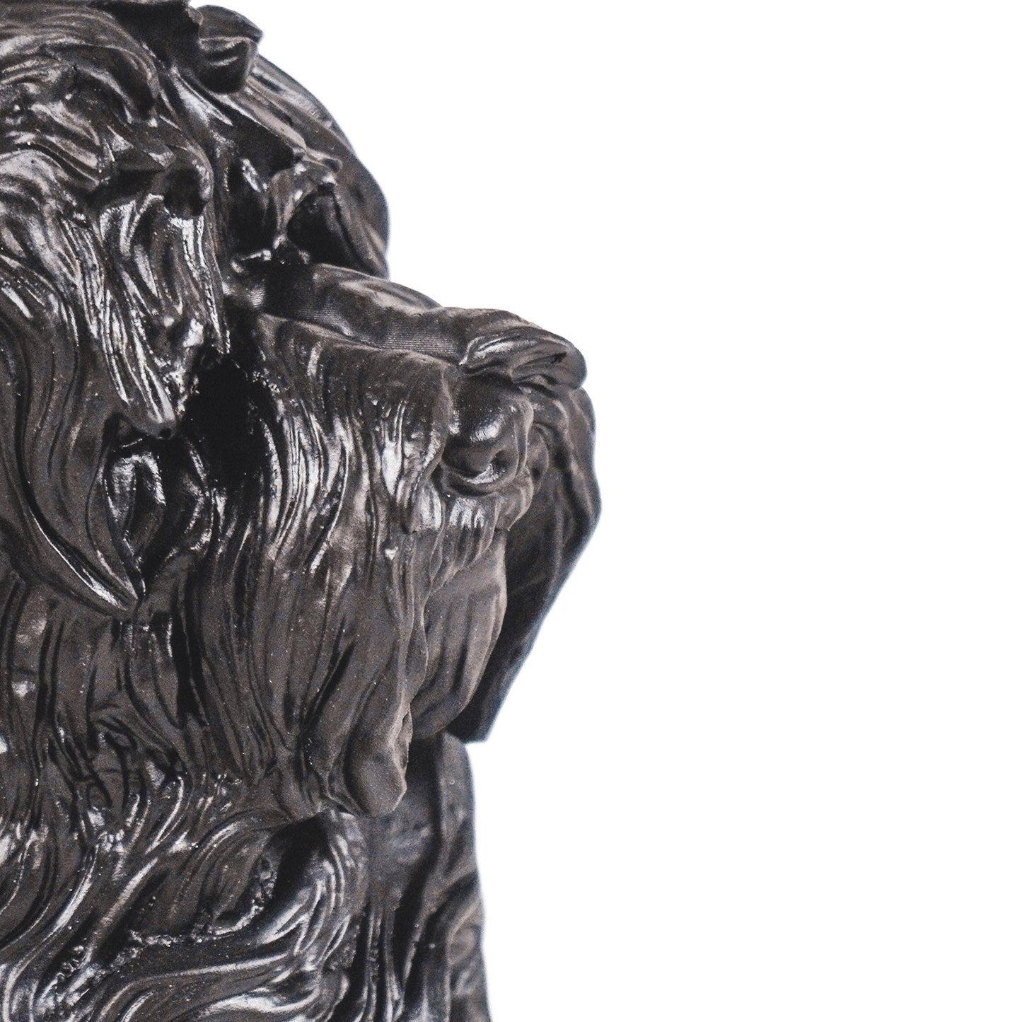 Ornament - Labradoodle - Hond - Polyresin - Zwart - 16x10.5x23.5 cm