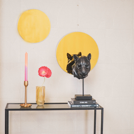 Spiegel - Rond - Goud Glas - 40x1x40m