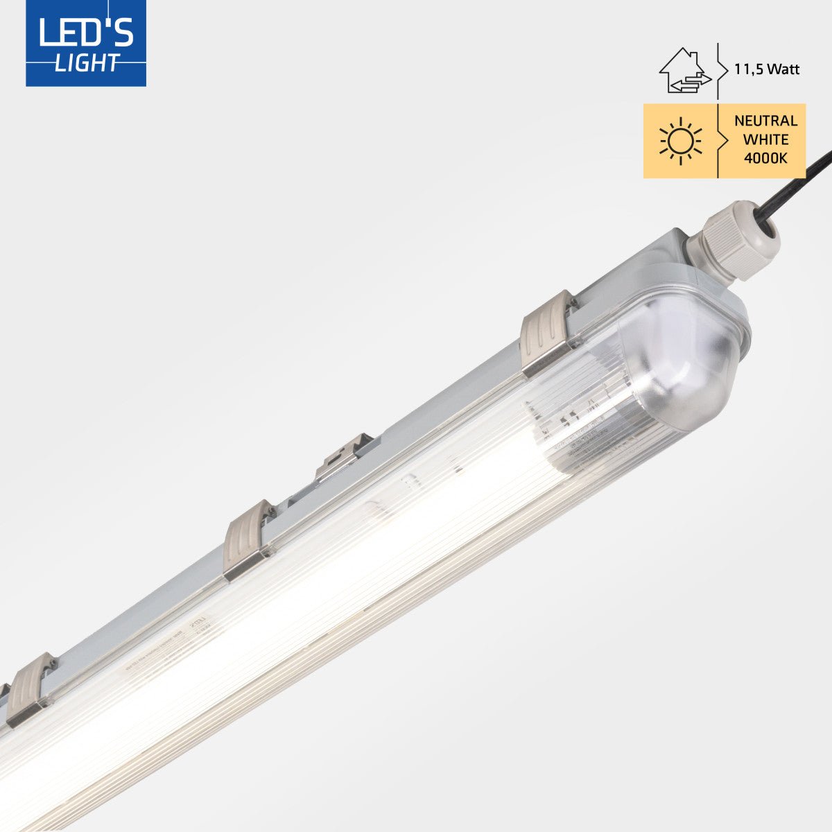 LED's Light Complete LED TL lamp met LED buis 120 cm - Binnen en buiten - 2130 lm - 1x11,5W - 4000K