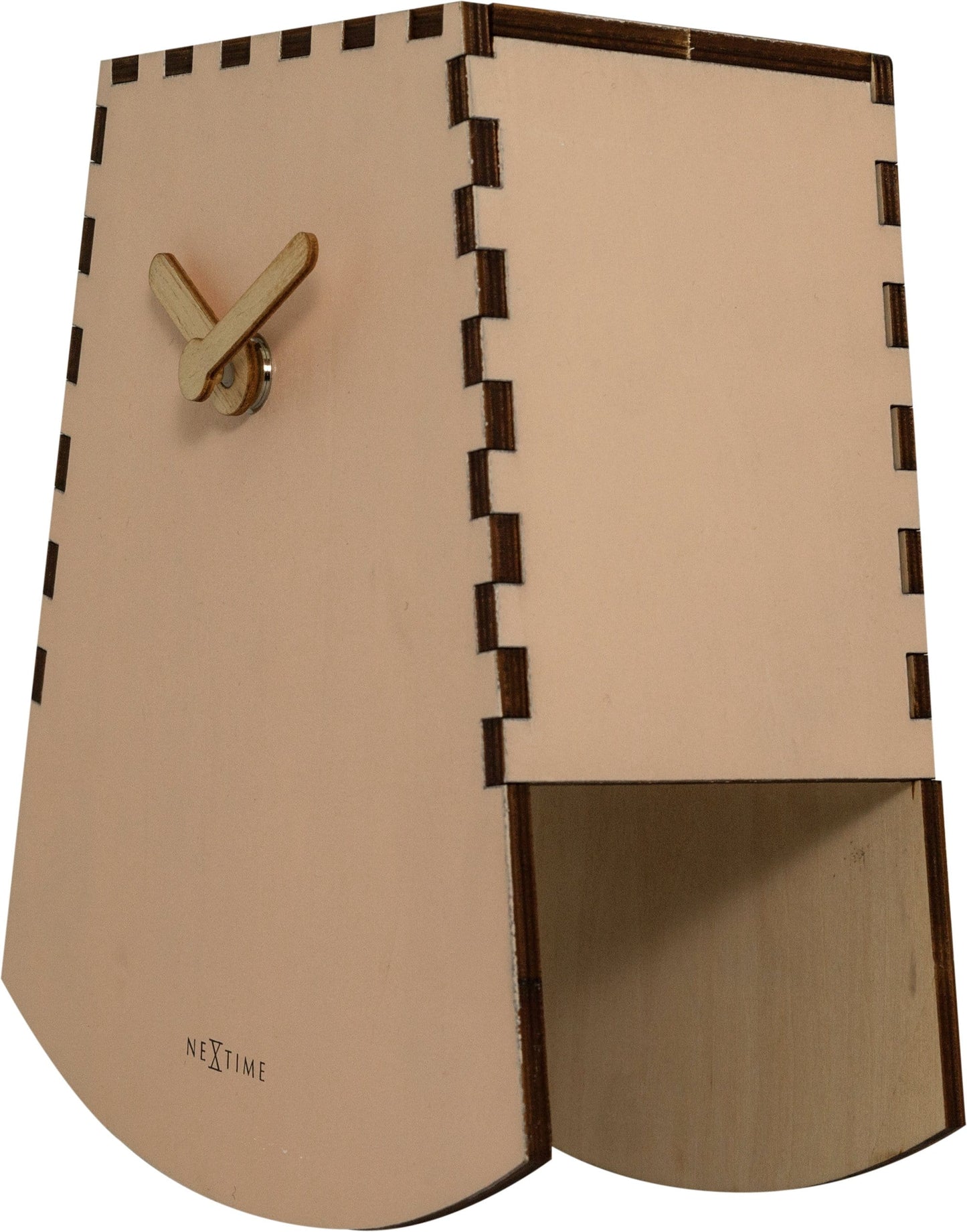 Table clock -  20 cm -Wood - Motion Clock-  'Rocky'