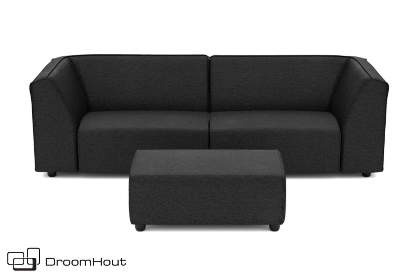 Chill loungebank Bubalou 3-zits + hocker small