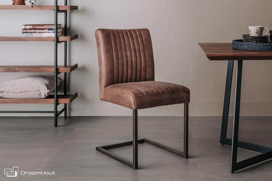 Stoel Tower Living Ferro - bruin - set van 6