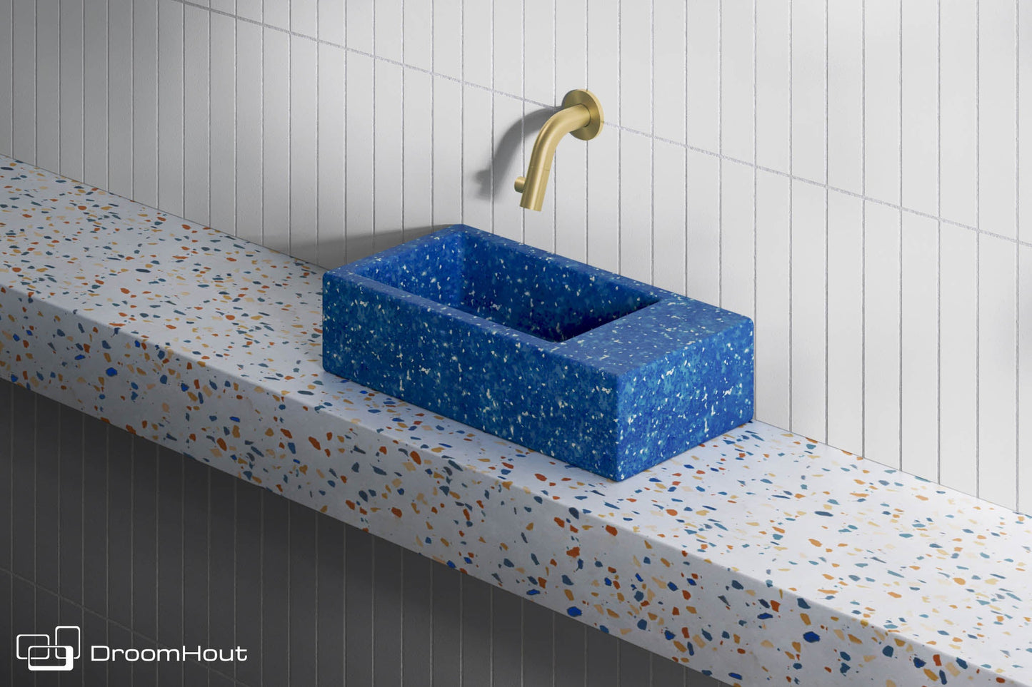 Toiletmeubel Clou - gerecycled plastic