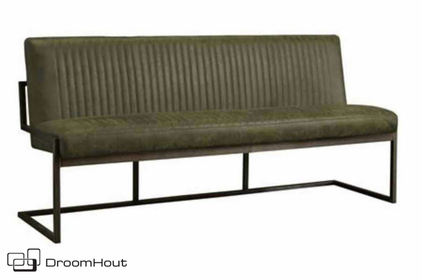 Eetkamerbank Tower Living Ferro antraciet 155 cm