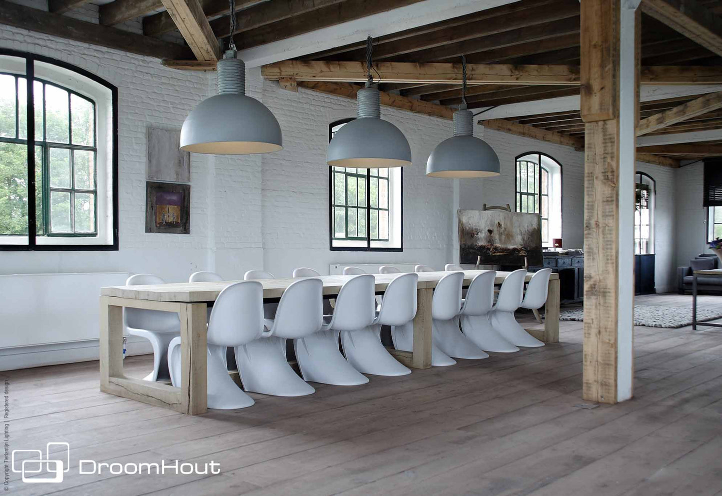 Hanglamp Frezoli Lozz - showroommodel (aluminium 78 cm)