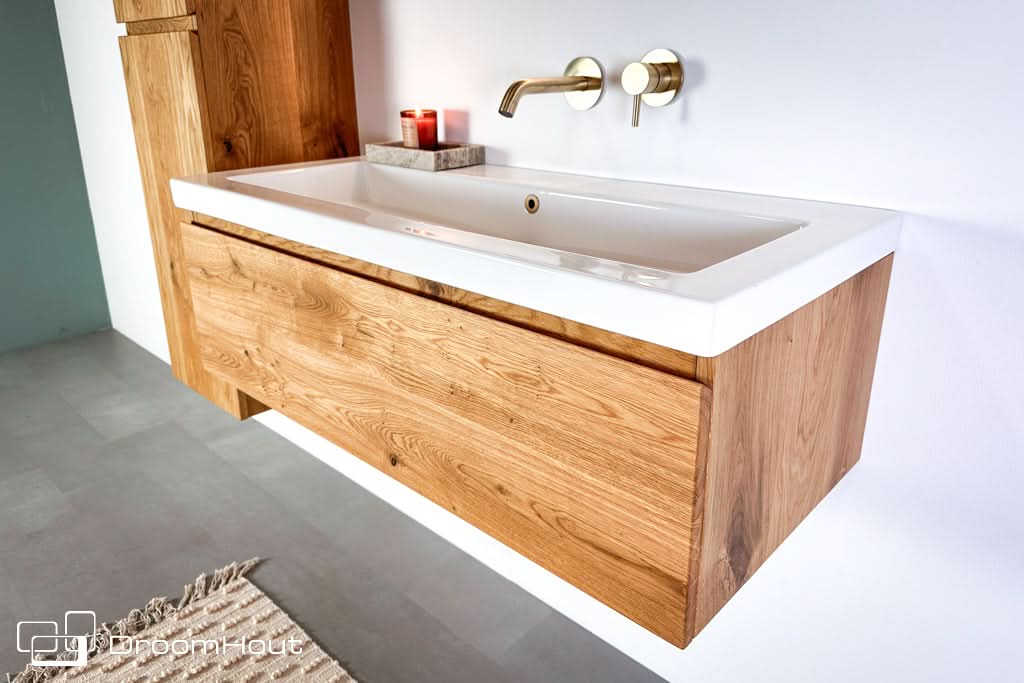 Houten badkamerset Aqua