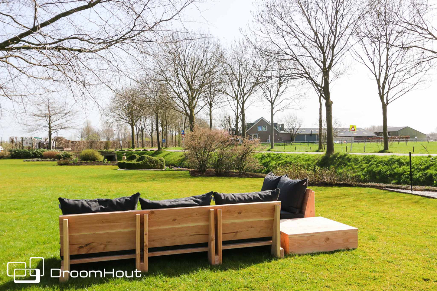 Loungeset Montecastelli - 5-zits hoekbank + hocker voordeelset