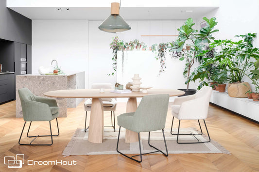 Eetkamerstoel Mobitec Saga met armleuningen