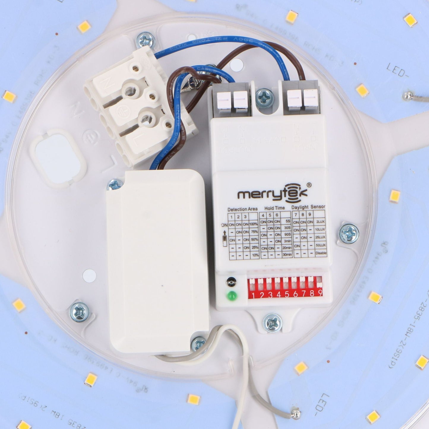 LED's Light Plafondlamp met Bewegingssensor Ø 33 cm - Koud wit licht (4000K)