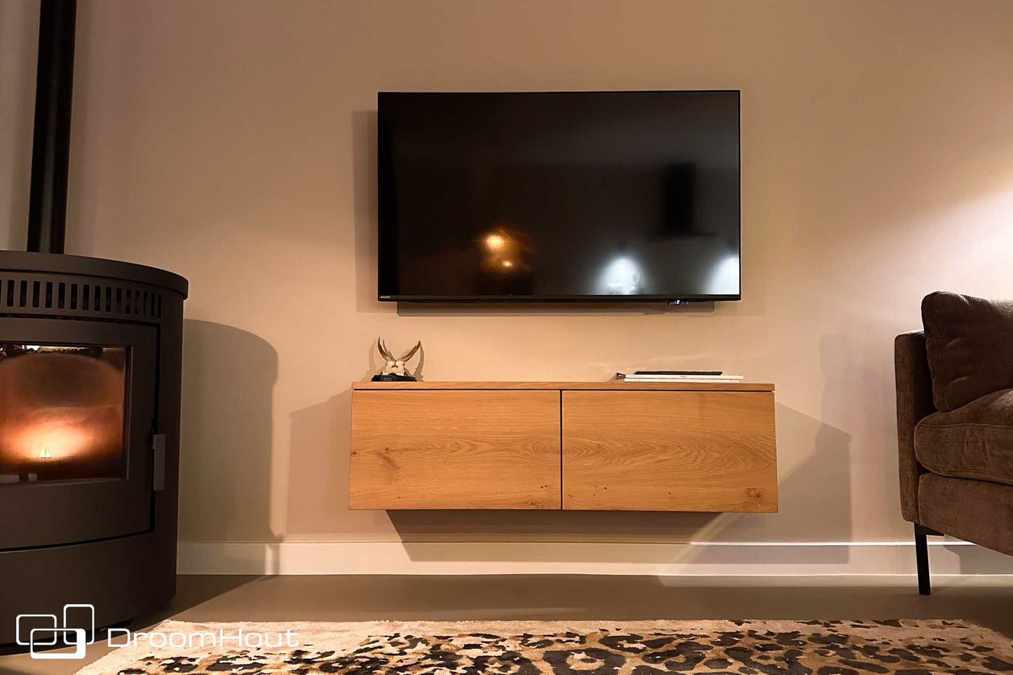 Houten TV-meubel op maat